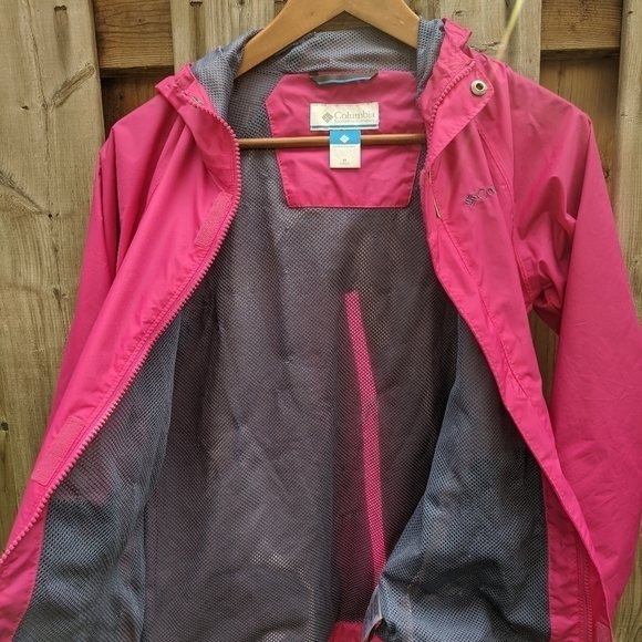 columbia girls arcadia waterproof raincoat jacket M 10-12 - Picture 4 of 12